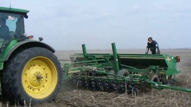 Посев гороха по нулевой технологии. смотреть онлайн