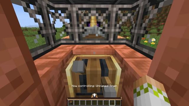 Create Mod Trains can use Nether Portals! смотреть онлайн