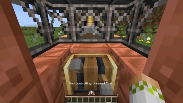 Create Mod Trains can use Nether Portals!