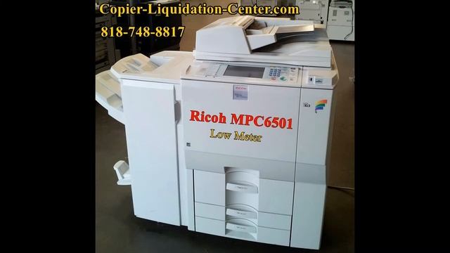 Ricoh MPC6501 color copier. Low Meter copiers 2017 2019 смотреть онлайн