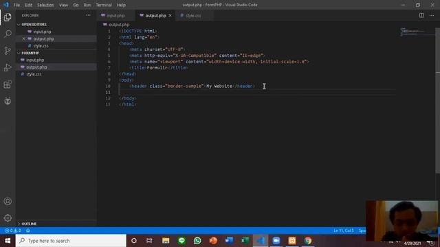 Belajar membuat form sederhana pada PHP menggunakan method POST смотреть онлайн