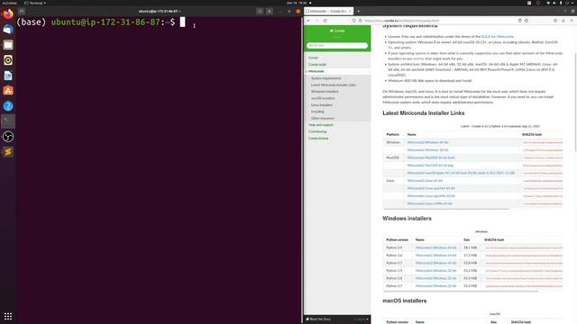Installing Miniconda and basic conda usage смотреть онлайн