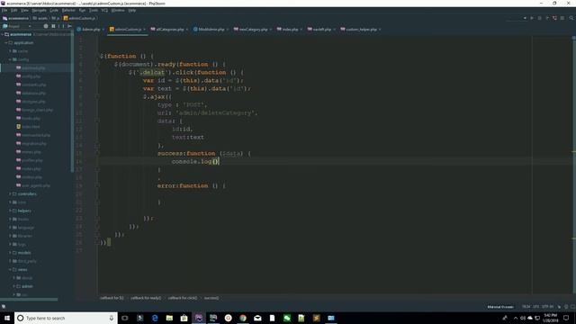 Deleting Category using Codeigniter for eCommerce смотреть онлайн