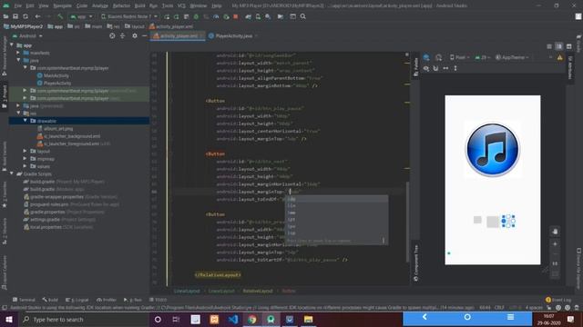 Create a Simple Music Player App in Android Studio смотреть онлайн