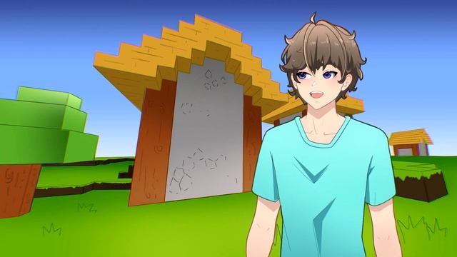 Villager trade Steve | minecraft anime смотреть онлайн
