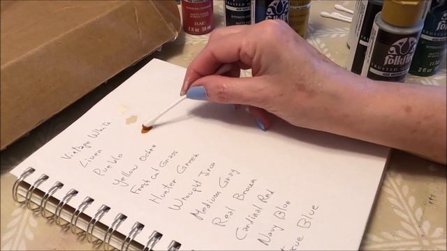 Folk Art Town Square Acrylic set Review and Swatches смотреть онлайн