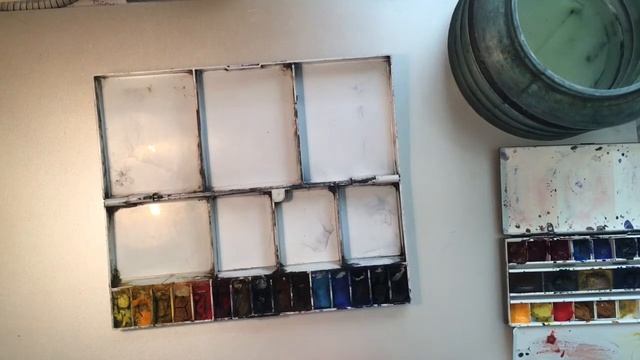 Watercolour Product Review Liz Deakin and Jusku Plastic Palettes смотреть онлайн