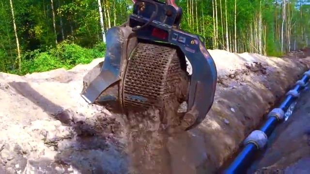 SR15 Сортировочный роторный ковш VTN, сортировщик на экскаваторе HITACHI смотреть онлайн