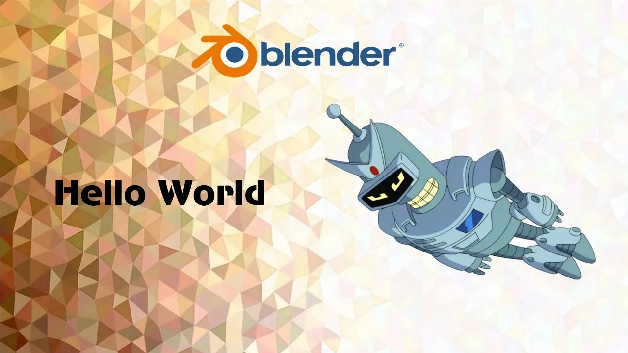 Blender пишем скрипт на python (Hello World) смотреть онлайн