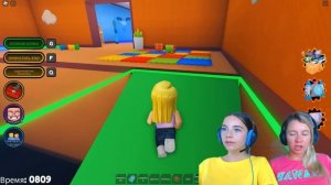 КОМАНДНЫЙ ПОБЕГ ИЗ ДЕТСКОГО САДА вместе С МАМОЙ в ROBLOX!