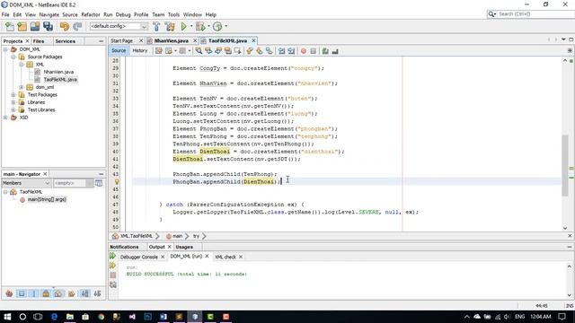 Tạo File XML bằng Java Class смотреть онлайн