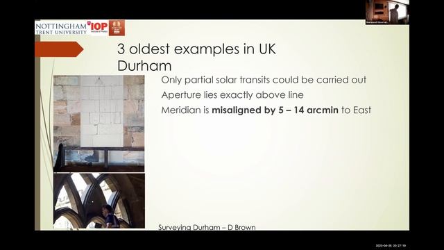 Meridian Sundials - Dr Dan Brown