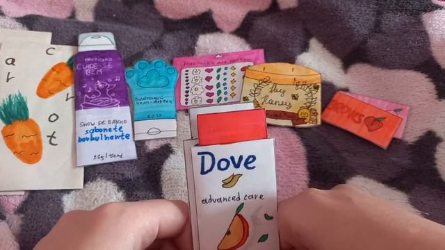 распаковка бокса с бумажной косметикой//маруся смотреть онлайн