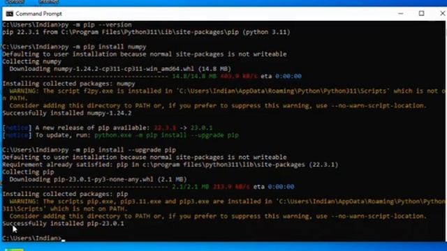 How to install numpy pandasandmatplotlib Python libraries onWindows7,10 64-bit#mahimashareknowledge смотреть онлайн