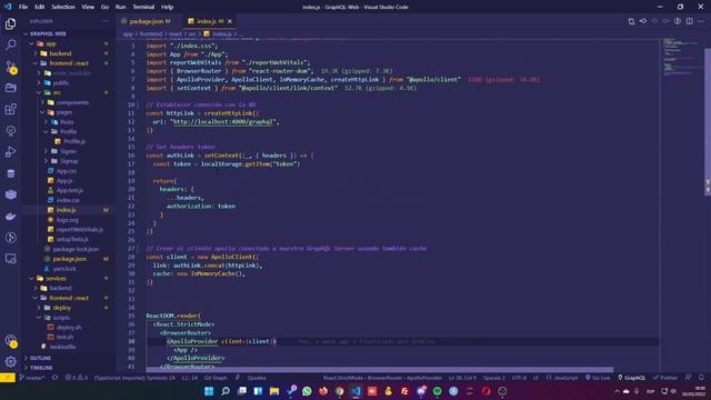 Cómo conectar React con GraphQL Backend смотреть онлайн