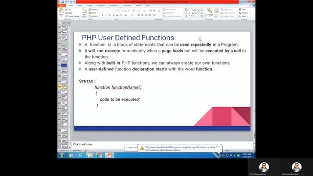 XII Science PHP Arrays & User Defined Functions смотреть онлайн
