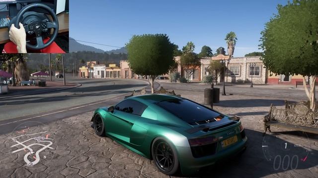 Rebuilding AUDI R8 V10 Twin Turbo 950HP - Forza Horizon 5 | Thrustmaster T300RS Gameplay смотреть онлайн