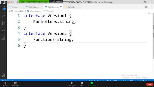 Typescript 141.what is Inheritence смотреть онлайн