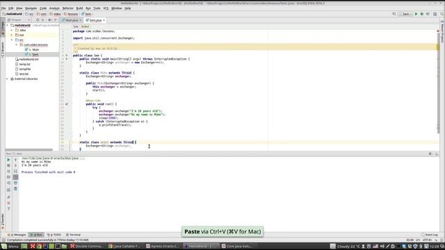 Урок по Java 84: Многопоточность 19: Exchenger смотреть онлайн