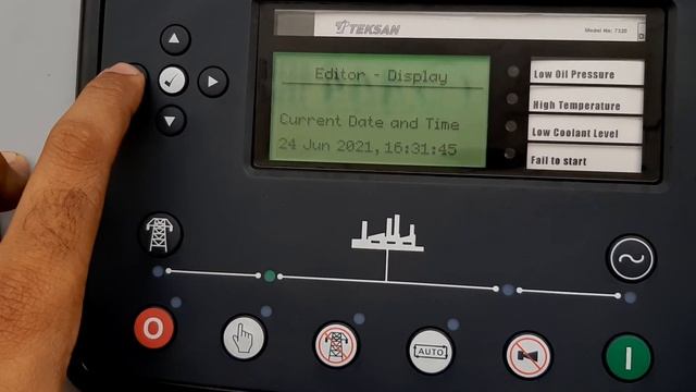DSE 7310/7320 front panel configuration | how to set date time in dse controller from front panel смотреть онлайн