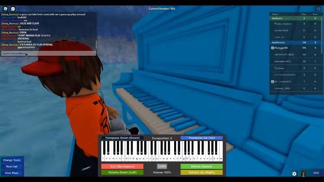 Roblox Talent Show Trying to Play Piano смотреть онлайн