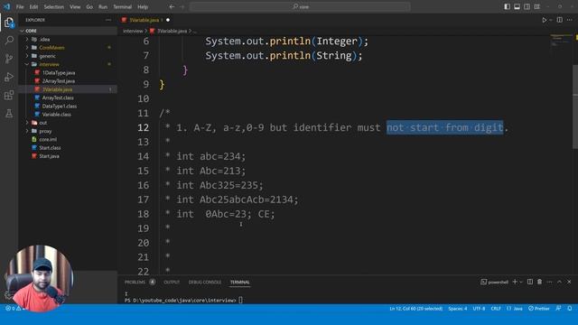 ?ClassName used as Variable Name | Java Conceptual Question | HIndi смотреть онлайн