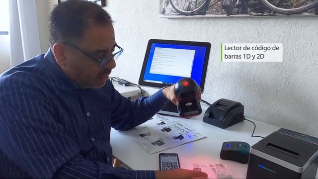 ZKB209 Lector de Código de Barras 1D y 2D смотреть онлайн