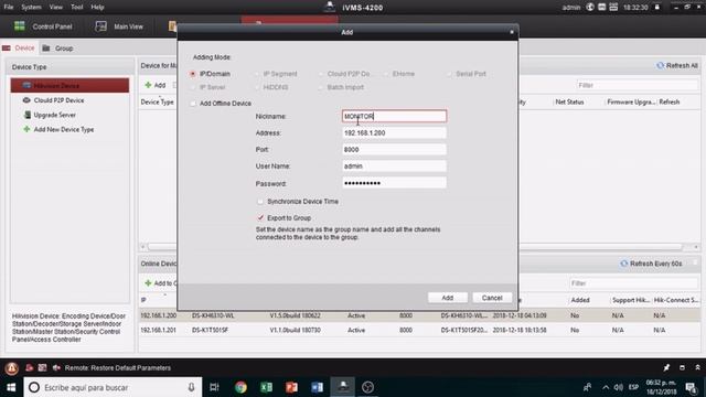 DS K1T501SF con Monitor DS KH6310 WL смотреть онлайн