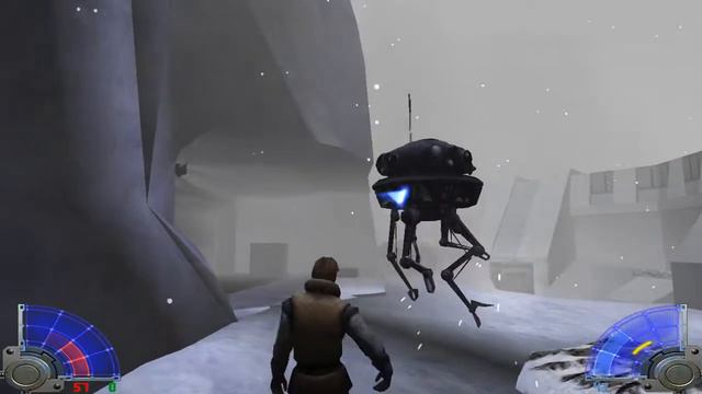 Прохождение Star Wars: Jedi Knight: Jedi Academy - Часть 3: Планета Хот. смотреть онлайн