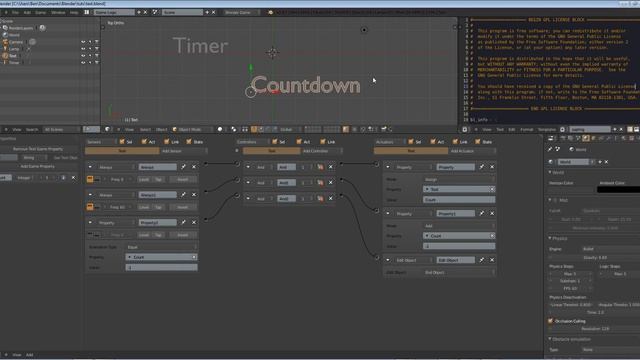 Blender Tutorial: Dynamic Text in the Game Engine смотреть онлайн