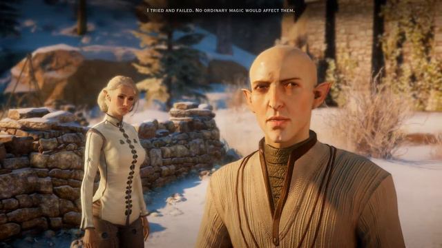Dragon Age Inquisition : Solas Romance first scene смотреть онлайн