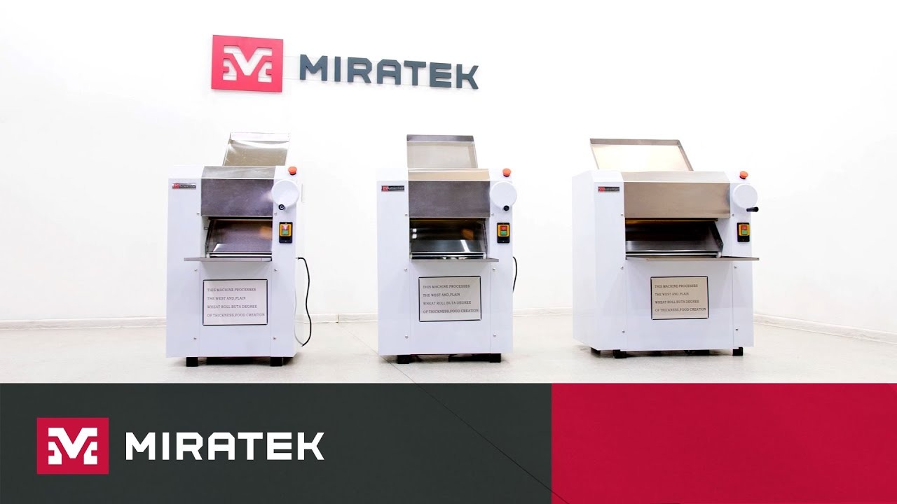 Тестораскаточные машины для крутого теста Miratek KR-300, Miratek KR-350, Miratek KR-500 смотреть онлайн