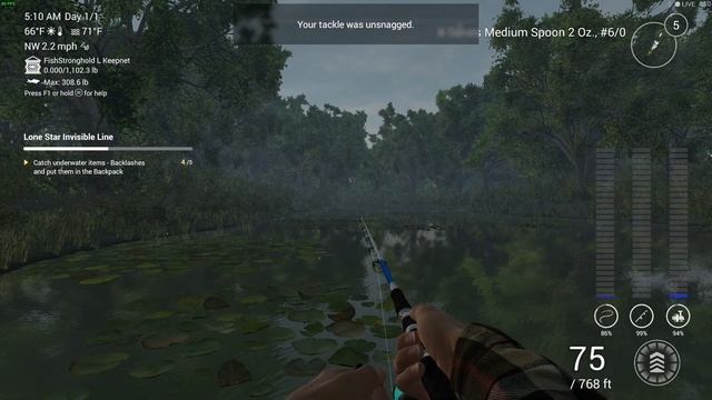 Fishing planet Lone Star invisible line backlashes смотреть онлайн