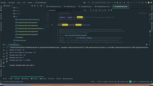 Stream API Part 21 - SummaryStatistics смотреть онлайн