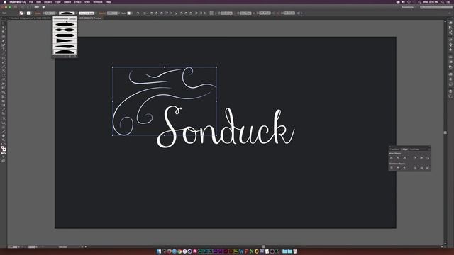 Illustrator Tutorial: Calligraphic Design with the Pencil Tool смотреть онлайн