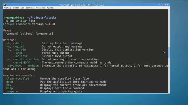 Taller básico de Laravel #15: Generar llave de la aplicación para el archivo .env (App key) смотреть онлайн