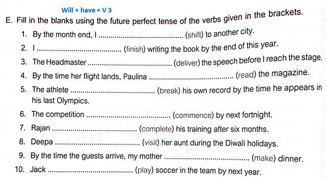 ICSE CLASS 7 ENGLISH GRAMMAR FUTURE TENSE EXERCISE смотреть онлайн