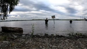 Ловим судака.  ГЭС Новосибирска. Клюет как с пулемета!!!