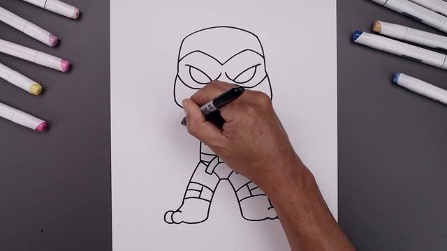How To Draw Leonardo | Teenage Mutant Ninja Turtles смотреть онлайн