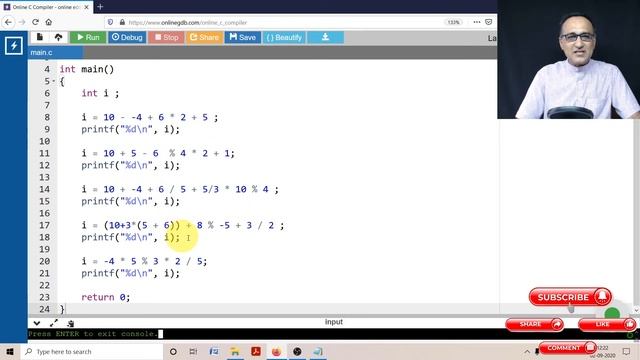 Arithmetic Expression Evaluation. (Solution in Description Section) смотреть онлайн
