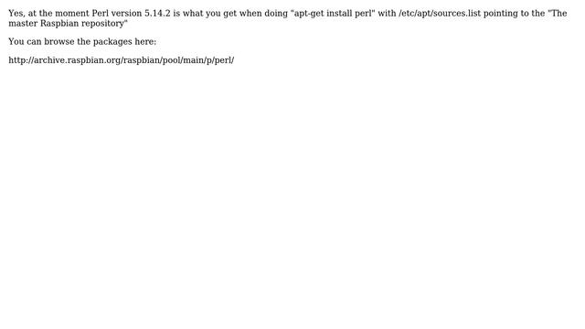 Raspberry Pi: Does Raspbian come with Perl? (4 Solutions!!) смотреть онлайн