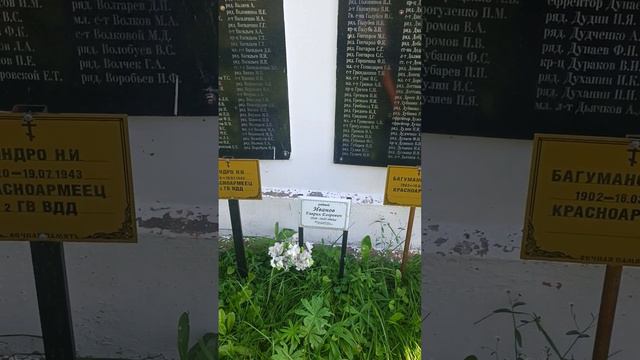 Братская могила, Орловская область, д. Хитрово. . смотреть онлайн