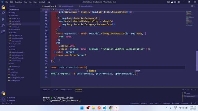 #04 LMS + Job Portal Project | Creating Tutorial's API | Reviews API | Newsletter API | Contact API смотреть онлайн