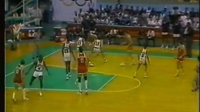 Basketball. USSR  USA Semifinal Seul 1988