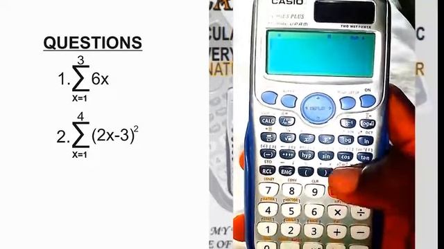 HOW TO USE SIGMA NOTATION ON CALCULATOR-SUMMATION MADE SIMPLE смотреть онлайн