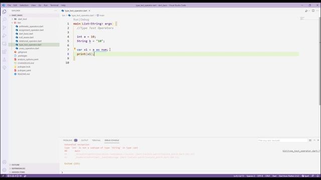 Flutter | Dart | Type Test Operators смотреть онлайн