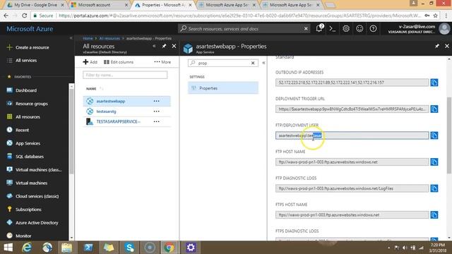 Video 6 - FTP DEPLOYMENT CREDENTIALS in Azure Web App смотреть онлайн