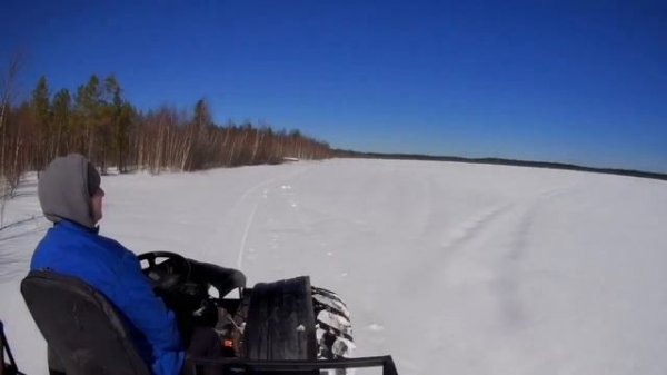 Каракат Зис 5. по глубокому снегу