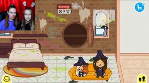 РЕАКЦИЯ на Жуткое ХЕЛЛОУИН обновление в Тока Бока. Новая мебель и декор