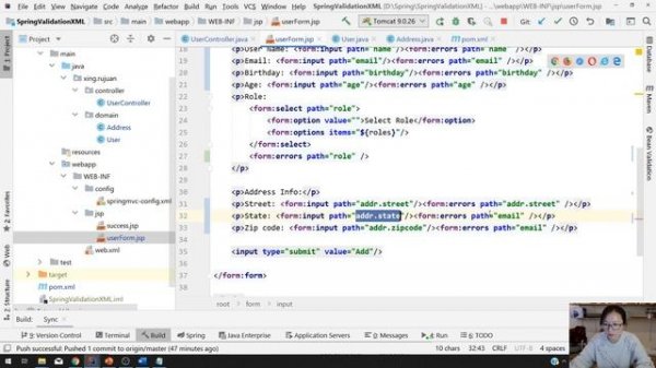 42. Bean Validation Coding Step by Step - Part III - Implement Validation
